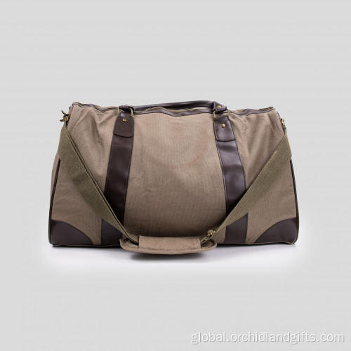 Khaki Large Capacity Travel Gym Tote